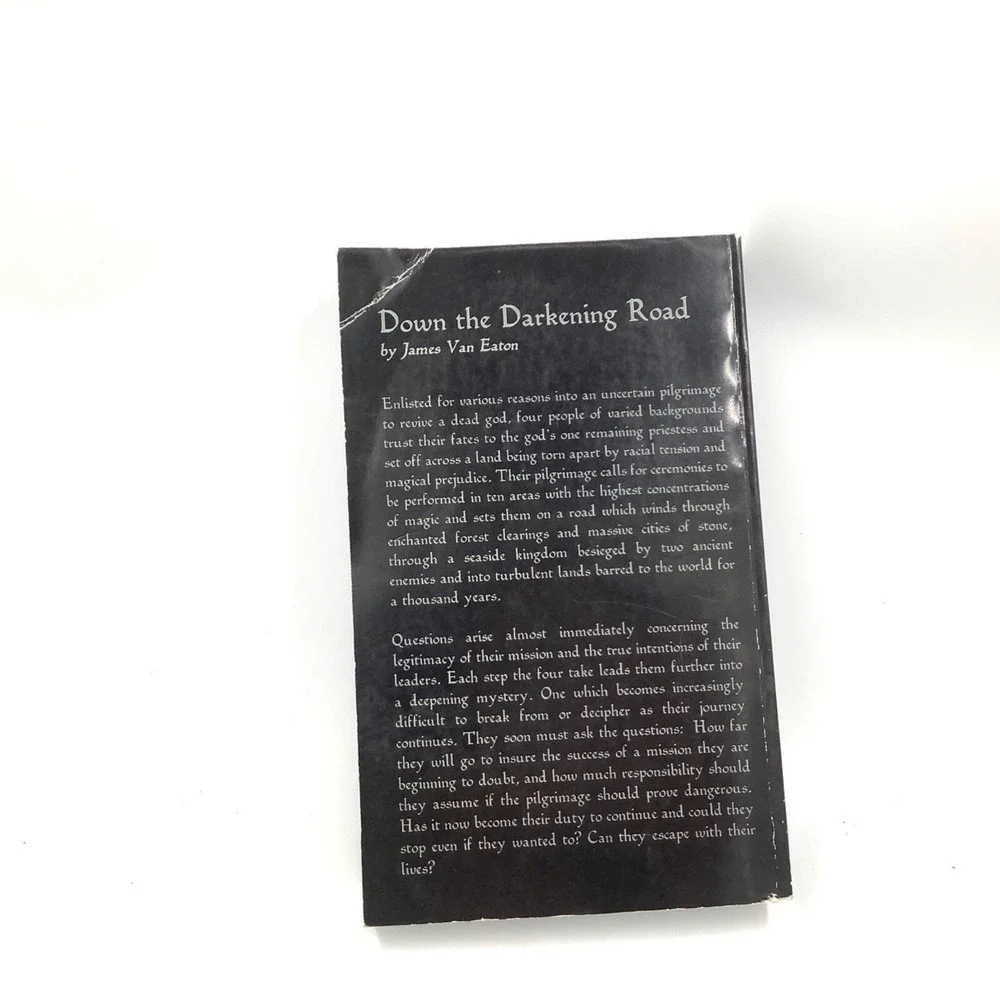 Down the Darkening Road  An Epic Fantasy by‎ James Van Eaton Signed by Author